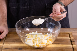 Joghurt dazugeben