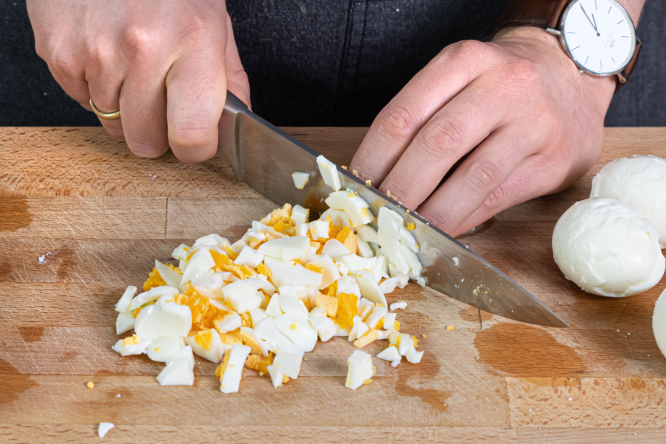 Eiersalat mit Spargel | Rezept
