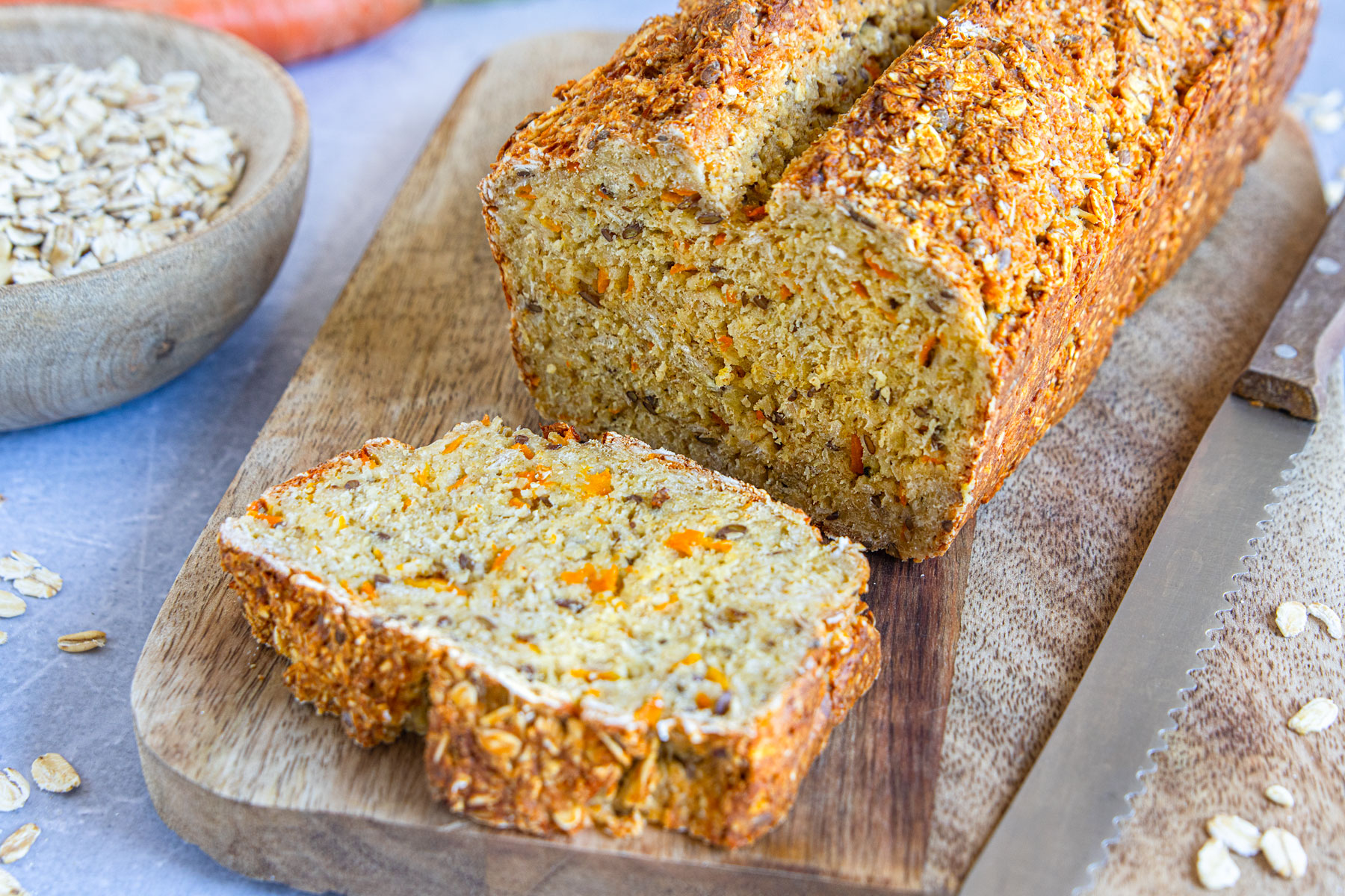 Gesundes Haferbrot mit Quark backen