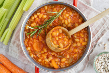 Griechische Bohnensuppe