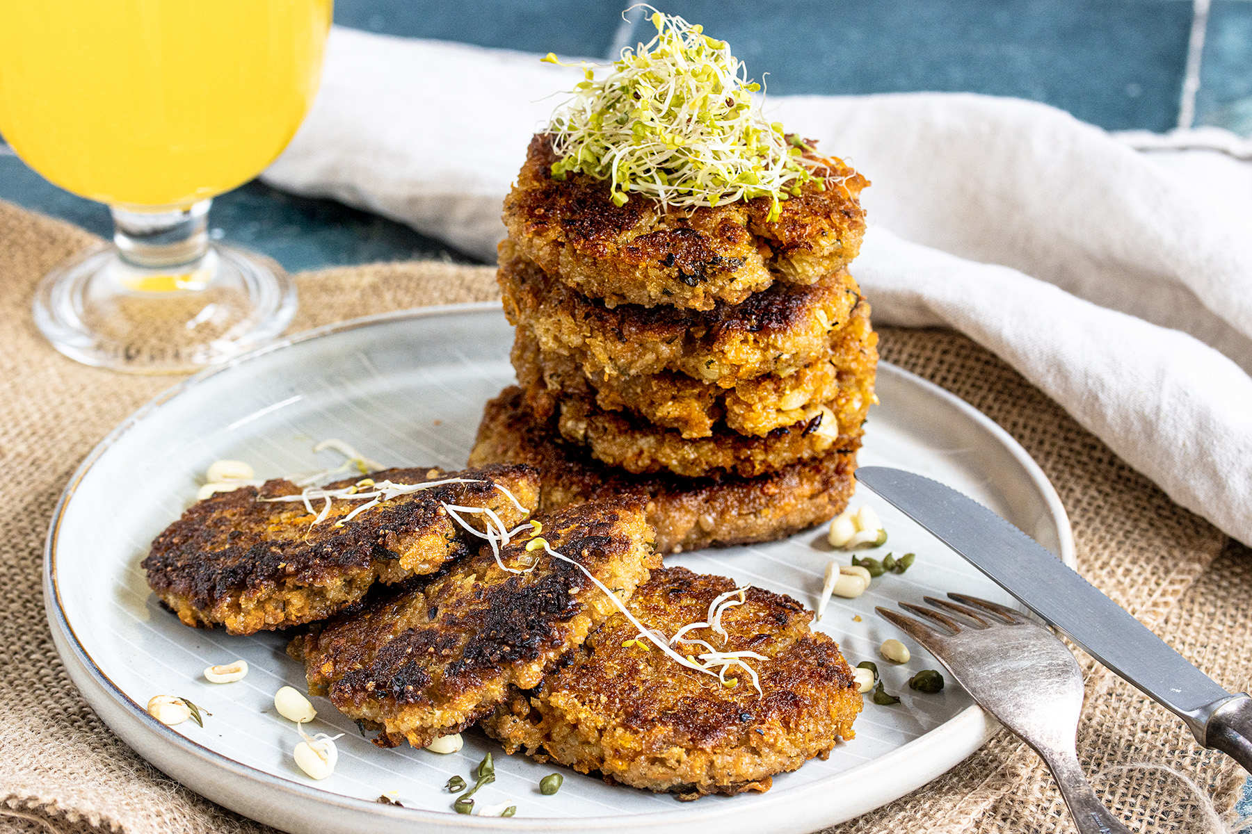 Grünkernbratlinge vegan