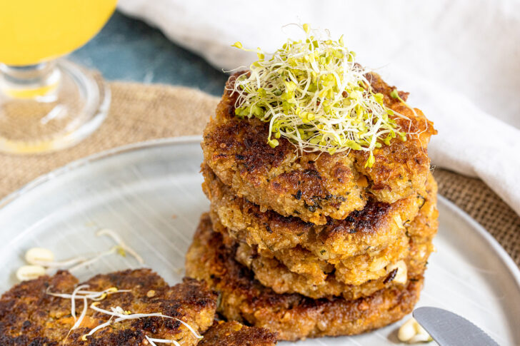 Grünkernbratlinge vegan