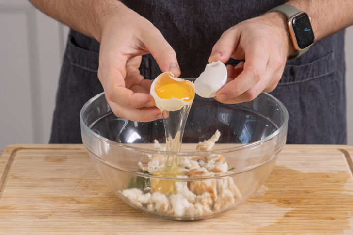 Eier dazugeben