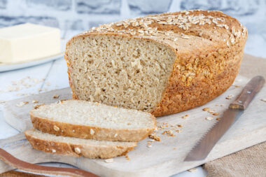 Haferflocken-Quark-Brot