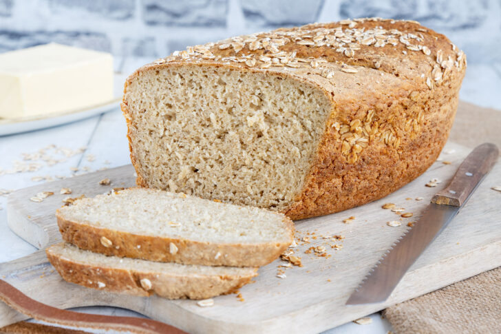 Haferflocken-Quark-Brot