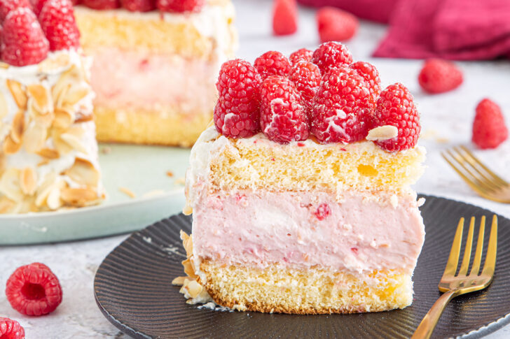 Himbeer-Sahne-Torte