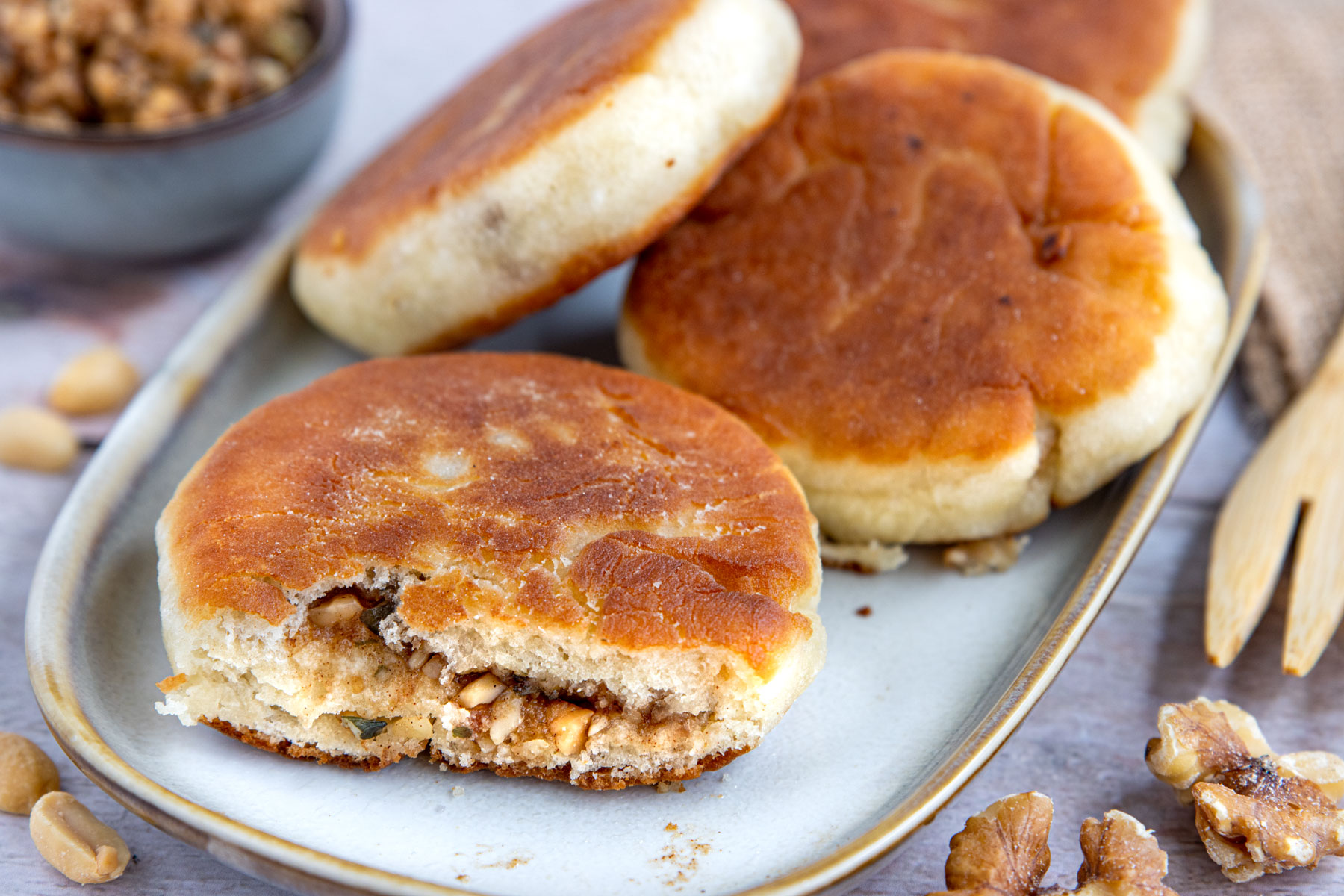 Süße vegane Buchweizenpfannkuchen | Rezept