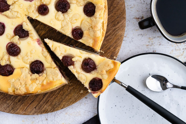 Käsekuchen ohne Ei mit Quark
