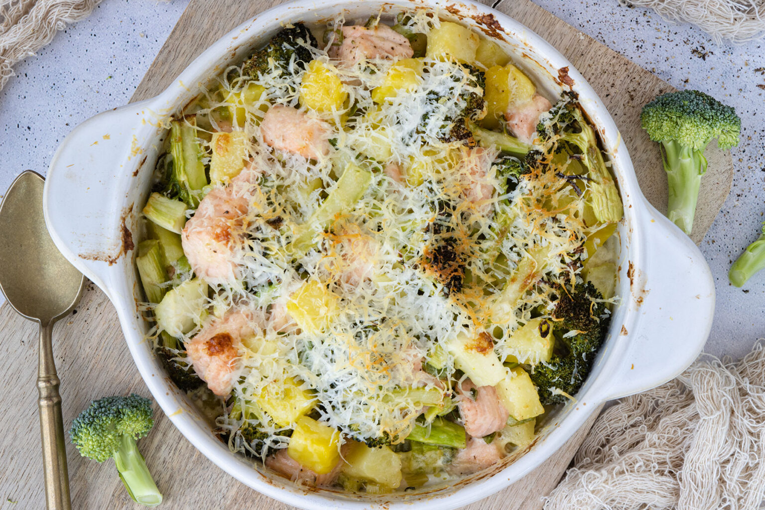 Brokkoli Auflauf Mit Lachs