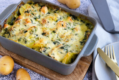 Lachs-Kartoffel-Auflauf