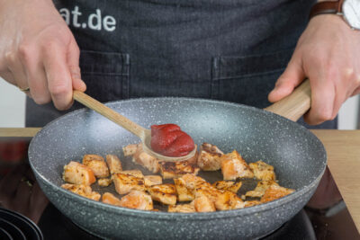 Lachs anbraten