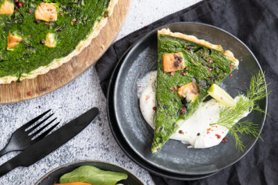 Lachs-Spinat-Quiche