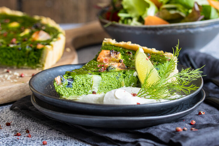 Lachs-Spinat-Quiche