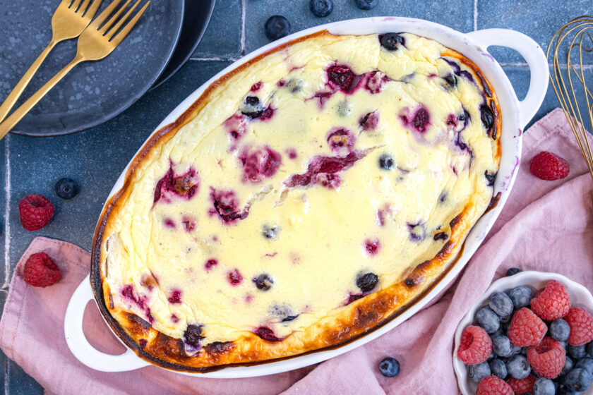 Low Carb Quarkauflauf ohne Zucker
