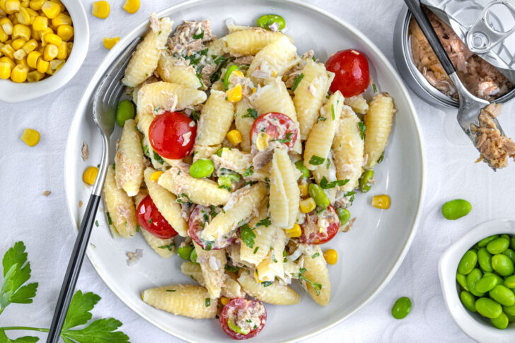 Nudelsalat mit Thunfisch