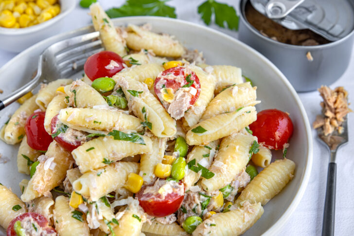 Nudelsalat mit Thunfisch
