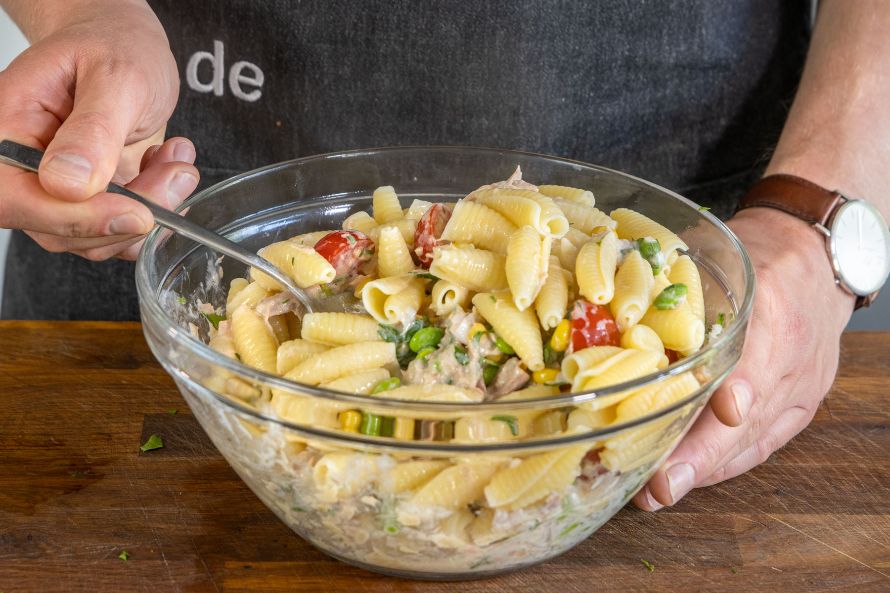 Nudelsalat mit Thunfisch