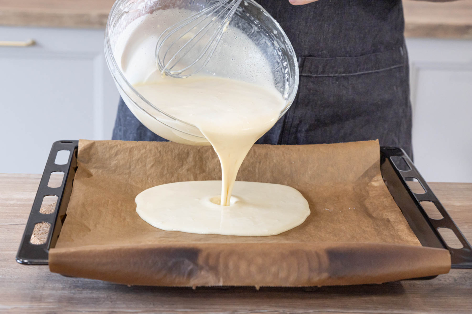 Ofen-Apfelpfannkuchen vom Blech | Rezept
