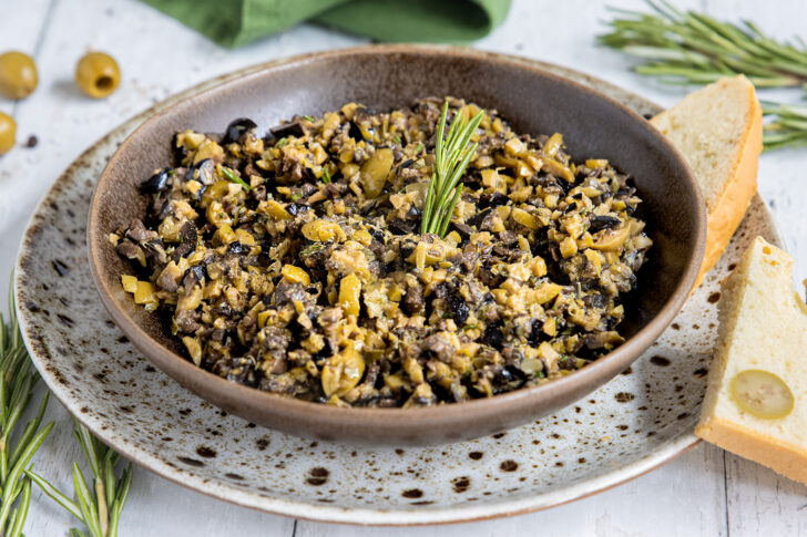 vegane Oliventapenade