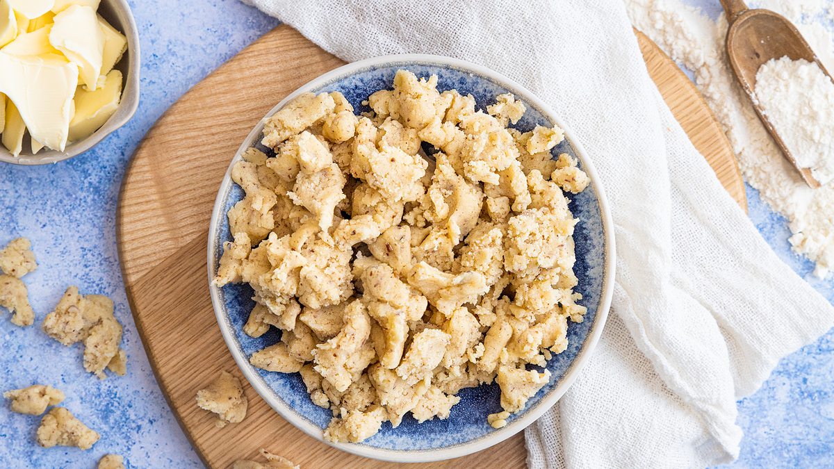 Streusel nach Omas Art: leckere Butterstreusel