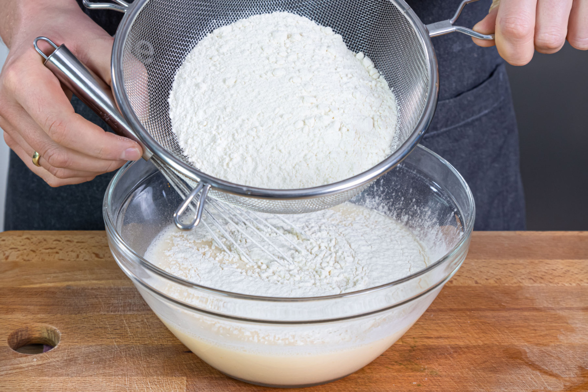 Pfannkuchen aus dem Backofen
