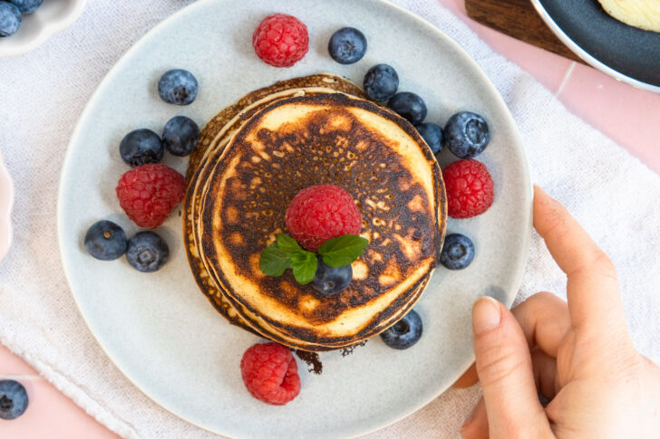 Pfannkuchen mit Quark
