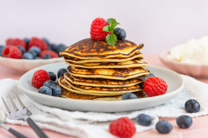 Pfannkuchen mit Quark