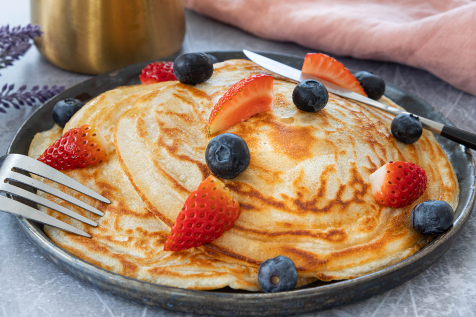 Pfannkuchen ohne Ei: einfach, schnell & lecker Pfannkuchen ohne Ei: einfach, schnell & lecker