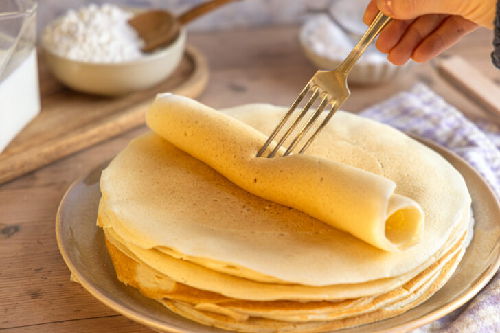 Pfannkuchen ohne Ei