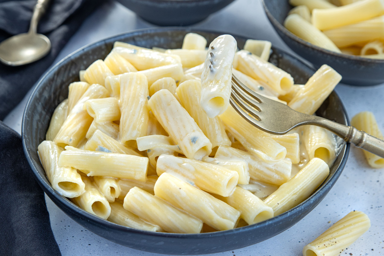 Rigatoni Quattro Formaggi Rezept eat.de