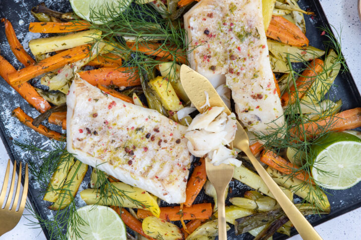 Rotbarschfilet aus dem Backofen