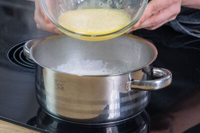 Pudding kochen