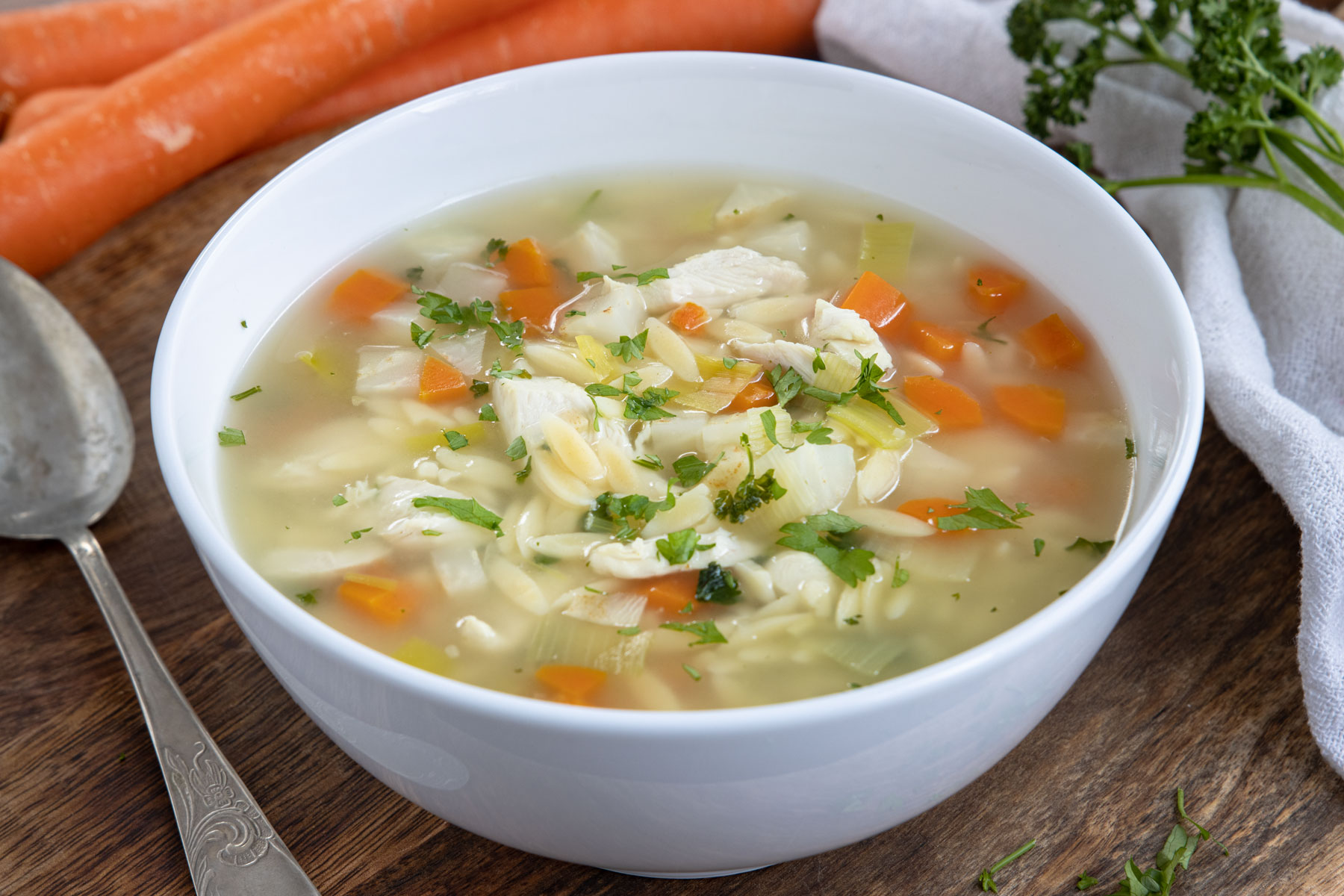 Schnelle Hühnersuppe