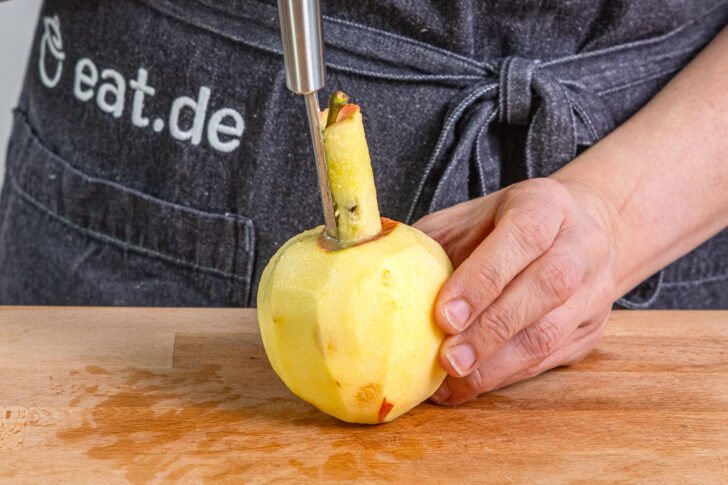 Äpfel entkernen