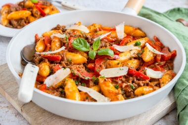 Schupfnudeln mit Hackfleisch