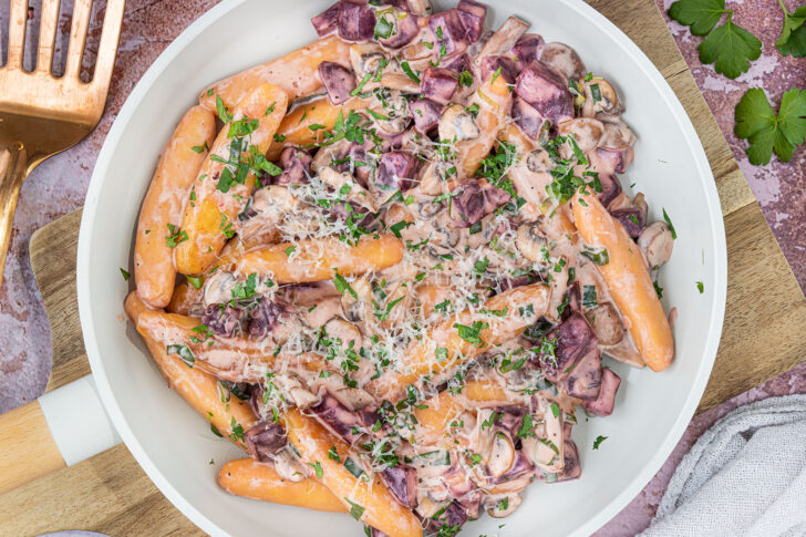 Schupfnudel-Pfanne mit Gemüse