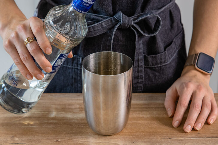 Wodka dazugeben