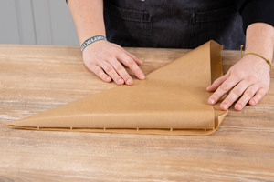 Backpapier falten
