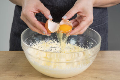 Eier einrühren