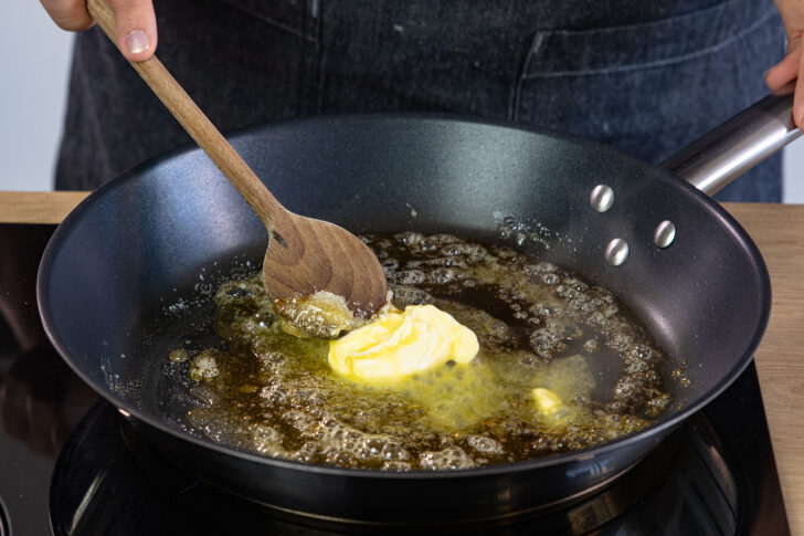 Butter dazugeben