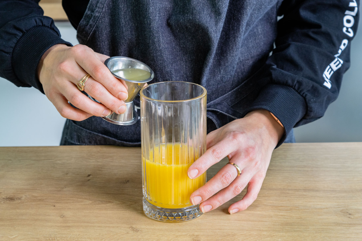 Alkoholfreier Tequila Sunrise Cocktail Rezept