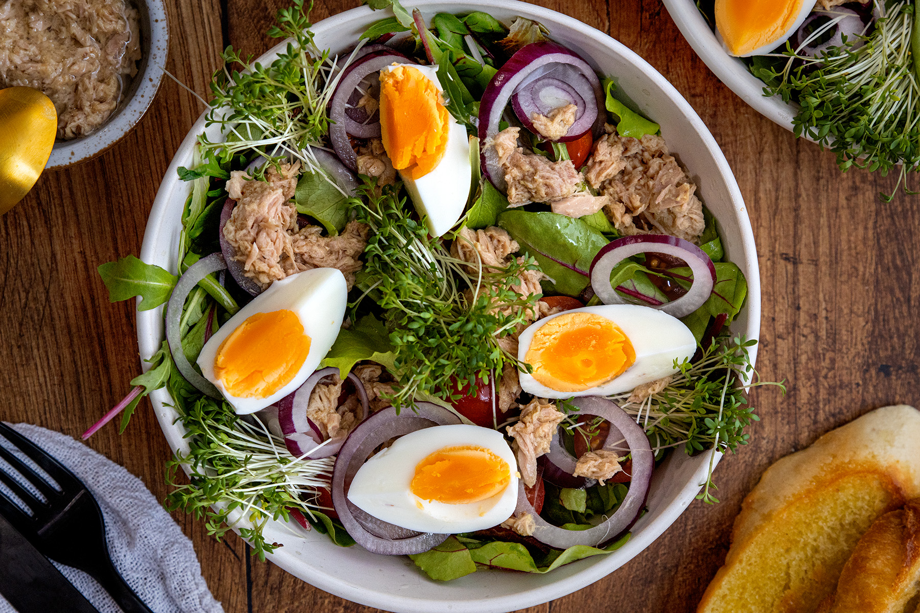 Thunfischsalat mit Ei