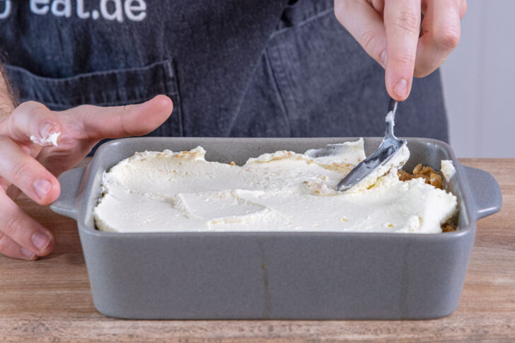 Tiramisu ohne Ei schichten