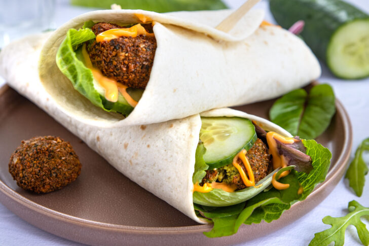 Vegane Falafel-Wraps