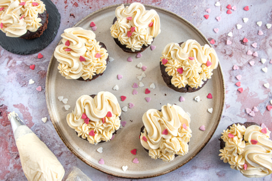 vegane Schokomuffins mit Buttercreme