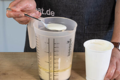 Joghurt dazugeben
