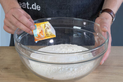Backpulver dazugeben