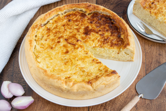 Vegetarischer Zwiebelkuchen