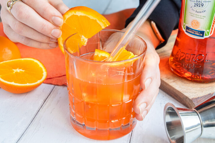 Aperol Sour Cocktail