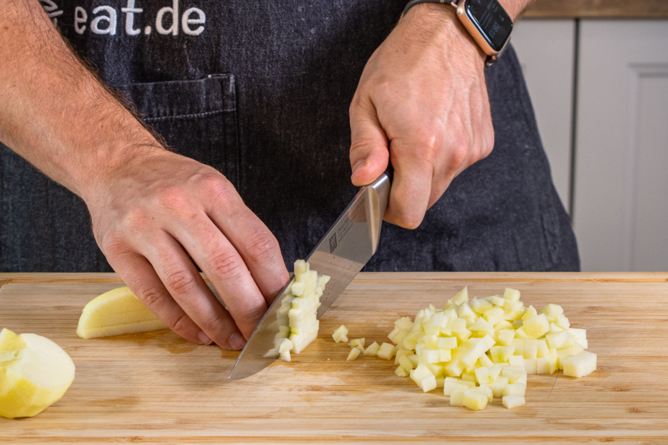 Apfelküchlein mit Quark | Rezept